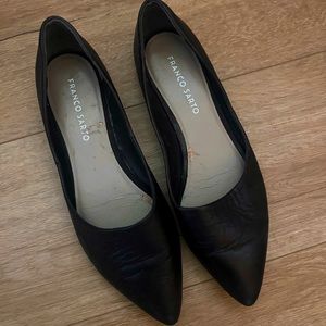 Franco Sarto leather flats pointed toe 8